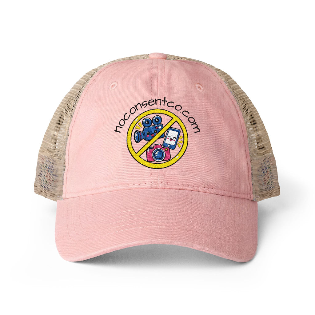 Women's Washed Mesh-Back Cap No Camera Recording