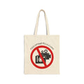 No Consent Tote Bag  No recording Canvas Shopper Bag