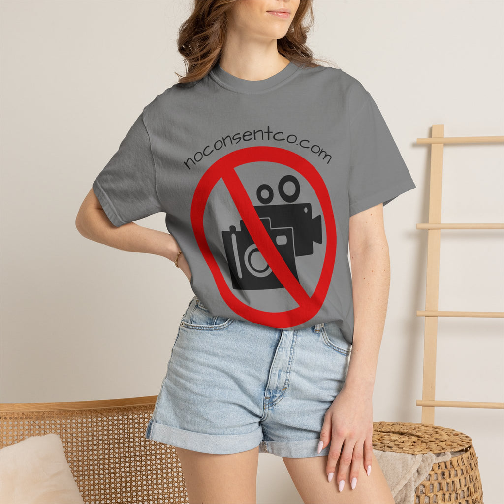 Unisex No Consent T-Shirt - Privacy No Recording Shirt