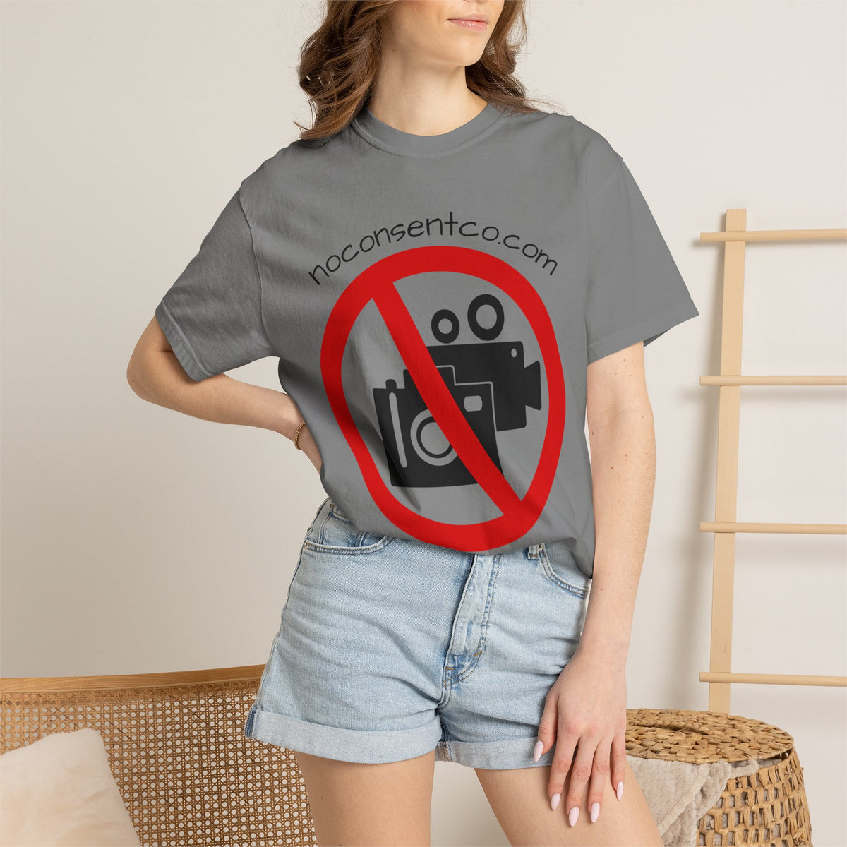 Unisex No Consent T-Shirt - Privacy No Recording Shirt
