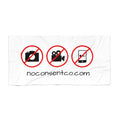 Beach Towel — No Cameras/Phones Allowed Design (noconsentco.com)