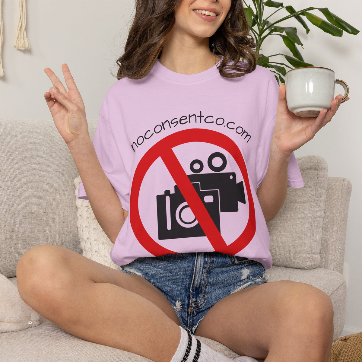 Unisex No Consent T-Shirt - Privacy No Recording Shirt