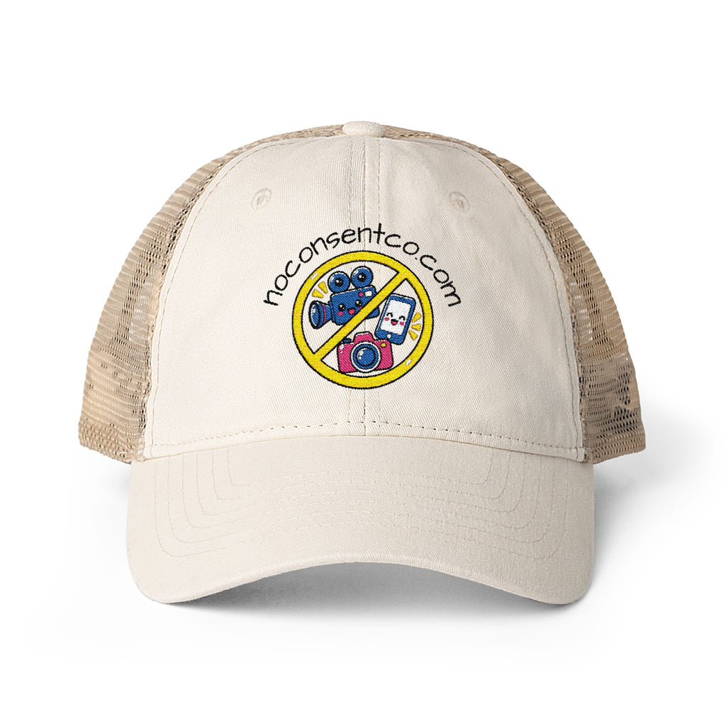 Women's Washed Mesh-Back Cap No Camera Recording