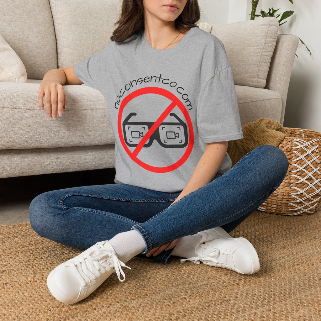 T-Shirt — NoConsentCo.com Logo Tee (No Photos / Privacy Awareness)