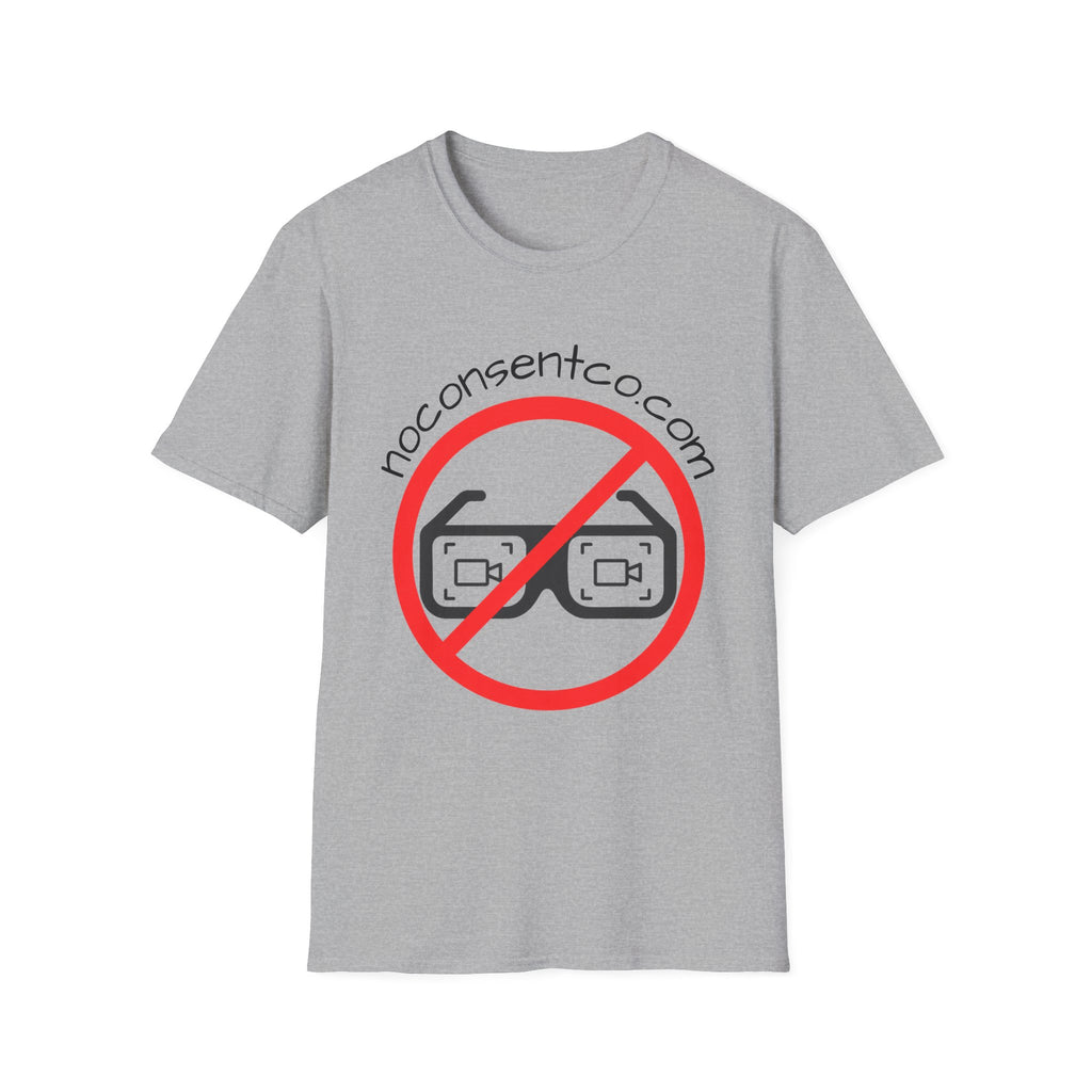 T-Shirt — NoConsentCo.com Logo Tee (No Photos / Privacy Awareness)