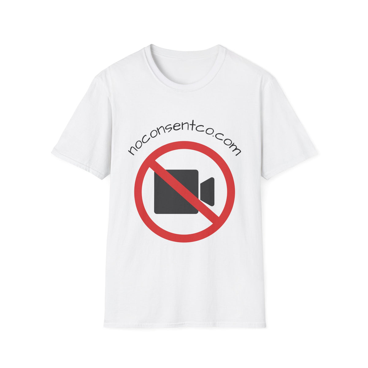NoConsentCo.com Prohibited Recording T-Shirt