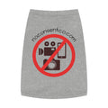 No Photos Pet Tank Top — "No Consent" Camera-Free Dog Shirt